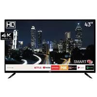 Imagem da promoção Smart TV LED 43" HQ HQSTV43NY Ultra HD 4K Netflix Youtube 2 HDMI 2 USB Wi-Fi