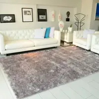 Tapete Felpudo Para Quarto e Sala Colima Peludo Cinza 100cmX150cm em oferta na Carrefour