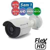 Câmera de Segurança Bullet Flex 1MP HD CB128P, Tecvoz, Branco em oferta na Amazon