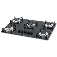 Cooktop 5 Bocas Mesa De Vidro Bivolt Preto 1642 Fischer em oferta na Amazon