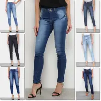 Calça Jeans Skinny Ecxo Cropped em oferta na Zattini