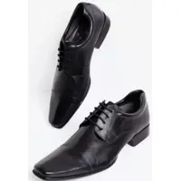 Sapato Masculino em Couro Preto em oferta na Renner