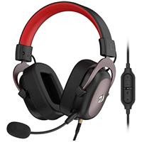 Imagem da promoção Headset Gamer Redragon Zeus Preto e Vermelho P2 Com Microfone PC e Consoles PS4 / Xbox- H510