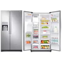 Refrigerador Samsung Frost Free Side by Side 501L - RS50N3413S8/AZ em oferta na Magazine Luiza