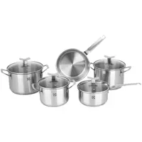 Jogo de Panelas Electrolux Inox Prata - Fundo Triplo 5 Peças A18778801 em oferta na Magazine Luiza