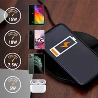 Carregador sem fio TRANYA, base para carregamento sem fio rápido de até no máximo 15 W em oferta na Amazon