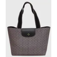 Bolsa Capodarte Monograma Cinza/Preto em oferta na Dafiti