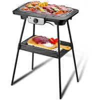 Churrasqueira Elétrica Multilaser com Pedestal Gourmet 127V 1800W - CE133 em oferta na Amazon