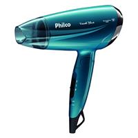 Imagem da promoção Secador de cabelo, Compact travel blue Psc02, 1200w, Azul, Bivolt, Philco