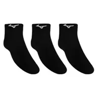 Kit Meia Mizuno Cano Curto Cronos Fit - Pacote com 3 pares em oferta na Netshoes