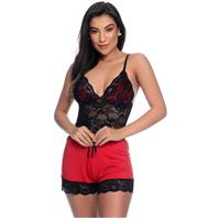 Imagem da promoção Conjunto Baby Doll Sensual de Renda All Store