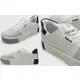 Tênis Flatform Kolosh Recortes Branco/Cinza em oferta