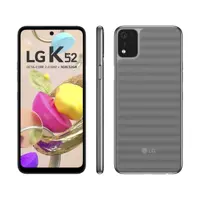 Smartphone LG K52 64GB Cinza 4G Octa-Core 3GB RAM - Tela 6,59” Câm. Quádrupla + Selfie 8MP Dual Chip em oferta na Magazine Luiza