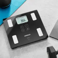 Balança de Controle Corporal com Bluetooth HBF-222T, Omron, Preta em oferta na Amazon