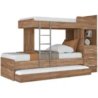 Treliche com Cama Auxiliar 3 Gavetas Santos Andirá - Havana Plus em oferta na Magazine Luiza
