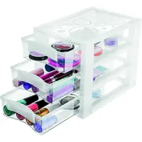 Gaveteiro Plástico Médio com 3 Gavetas em oferta na Amazon