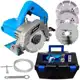 Serra Mármore 4.3/8 POL 1.240W com Kit Água HG077/BR GAMMA com 3 Discos e Maleta em oferta