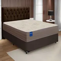 Cama Box Casal Colchão De Espuma D33 Semi Ortopédico Extra Firme Orthotec 138x188x68cm Inducol Marro em oferta na Americanas