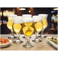 Jogo de Taças para Cerveja Vidro 6 Peças 400ml - Ruvolo Panama em oferta na Magazine Luiza