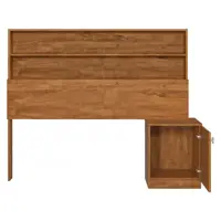 Cabeceira Solteiro com Mesinha Lukaliam Móveis - Luka em oferta na Magazine Luiza