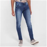 Imagem da promoção Calça Jeans Skinny Grifle Estonada Masculina