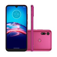 Imagem da promoção Smartphone Motorola Moto E6i 4G 32GB Pink Tela 6.1” Câmera Dupla 13MP Selfie 5MP Android 10 Go