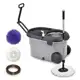 Balde Esfregao Mop 360 Move Perfect Com Rodas E Alça Cabo 1,60 Com 3 Refis Unico Original em oferta