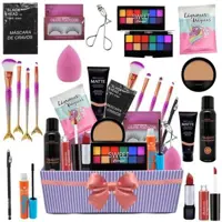 Kit Completo Maquiagem + Caixa Pra Presente Bz116 - Bazar na Web em oferta na Magazine Luiza