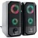 Caixa de Som Gamer Husky Gaming Storm, Preto, 6W, USB / P2, Rainbow - CX-HST-RA em oferta