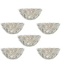 Jogo De Sobremesa Petisqueira Tigela Bowl 6peças Vidro 250ml - Sunflower em oferta na Magazine Luiza
