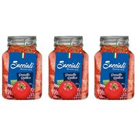 Imagem da promoção Kit Passata de Tomate Rústica Sacciali Encorpado - 300g 3 Unidades