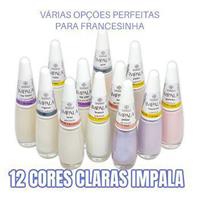 Imagem da promoção Kit 12 Esmaltes Para Unhas Francesinha Impala Manicure