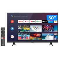 Imagem da promoção Smart TV 50” UHD 4K LED TCL 50P615 VA 60Hz - Android Wi-Fi Bluetooth HDR 3 HDMI 2 USB