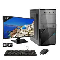 Computador ICC Core I5 3.20ghz 4GB HD 120GB SSD Kit Multimídia Monitor LED HDMI FULLHD em oferta na Magazine Luiza