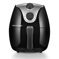 Imagem da promoção Fritadeira Sem Óleo 4 Litros Multilaser Air Fryer CE021 1500W Preta 127V