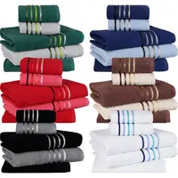 Jogo Toalha Banhao 5 pecas Manuela Branco - Home Basics em oferta na ShopTime