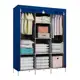 Guarda Roupa Dobrável Organizador De Roupa Azul 88130b - DecoTeam em oferta