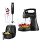 Kit Cozinha Completa Preto Cadence em oferta