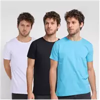 Imagem da promoção Kit Camiseta Burn Básica C/ 3 Peças Masculina