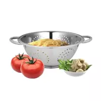 Imagem da promoção Escorredor Para Massas Macarrão Legumes Aço Inox 24 Cm - Clink