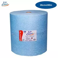 Imagem da promoção Pano multiuso life clean picotado 28cmx240m azul rolo 600 un