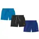 Kit 3 Shorts Bermudas Resina Liso Lisa Masculino Tactel Básico em oferta