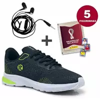 Imagem da promoção Kit Tênis Masculino Esportivo + 5 Figurinhas Copa do Mundo + Fone - It Shoes