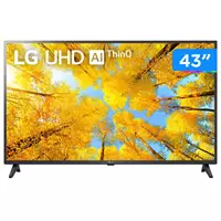 Imagem da promoção Smart TV 43” 4K LED LG 43UQ7500 AI Processor - Wi-Fi Bluetooth HDR Alexa Google Assistente 3 HDMI