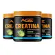 3x Creatina (300g) - Com Sabor - AGE 300g em oferta
