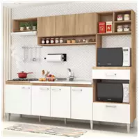 Imagem da promoção Cozinha Compacta Modulada 8 Portas 1 Gaveta Inova Fellicci