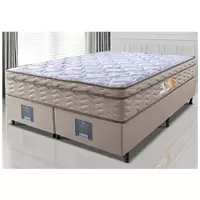 Imagem da promoção Cama Box Queen Colchão Ortopédico + Box 158x198x67 One Face Espuma D33 Dourado - CAMA INBOX