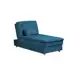 Sofá Cama Chaise 1 Lugar Penelope - Veludo Turkey Petroleo em oferta