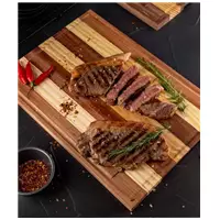 Imagem da promoção Tábua de Churrasco para Cortar Carne Grande 35x24cm Madeira