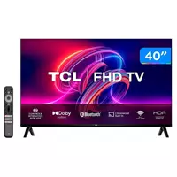 Imagem da promoção Smart TV 40” Full HD LED TCL 40S5400A Android - Wi-Fi Bluetooth Google Assistente 2 HDMI 1 USB